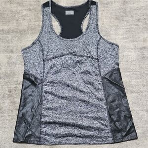 Catherine Malandrino Gray and Black Tank Top